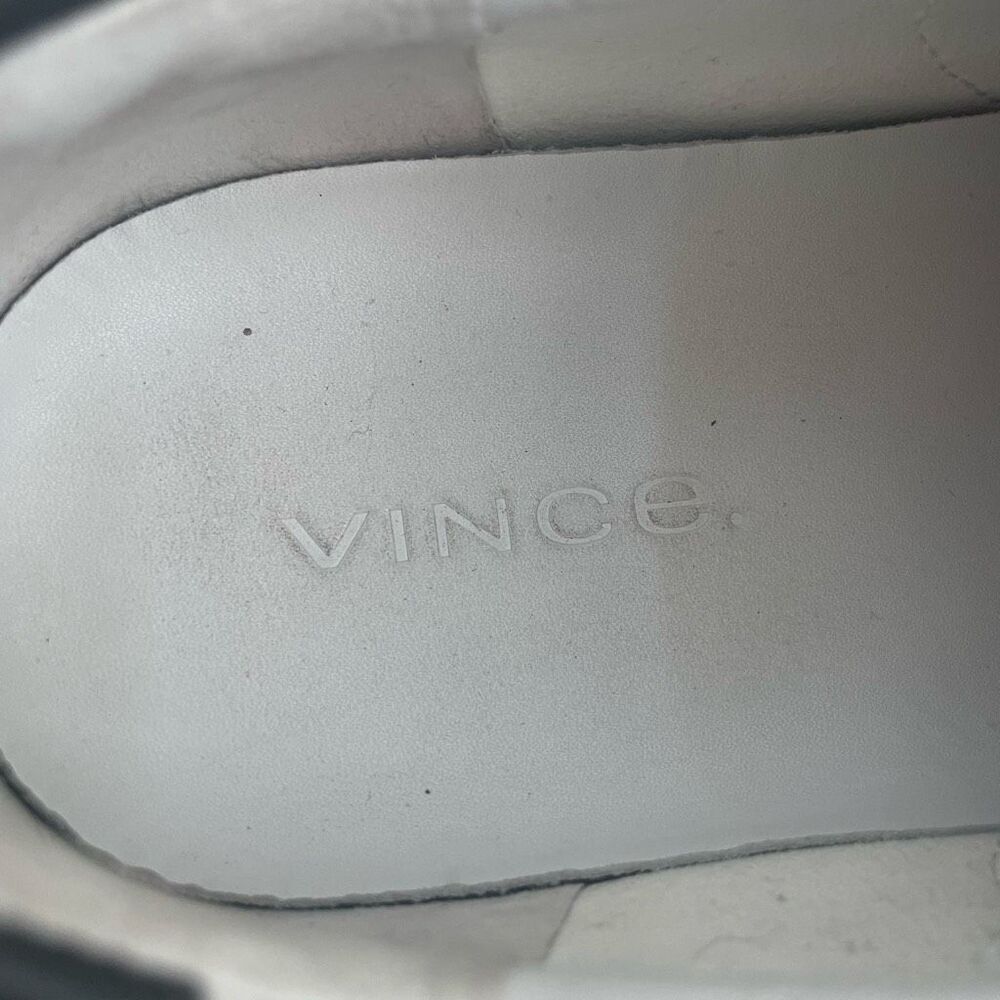 Vince Brady Sneaker Men’s White Leather $225 8 41 - Picture 8 of 10